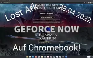 Lost Ark auf einem Chromebook spielen - News vom GeForce Now Thursday